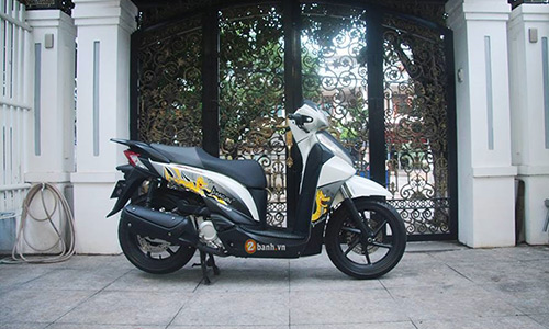 Ngắm Honda SH300 độ rồng Pikachu Hải Phòng đón Tết 